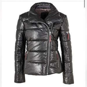 ISO IN SEARCH OF! Mauritius Rena Leather Jacket Black